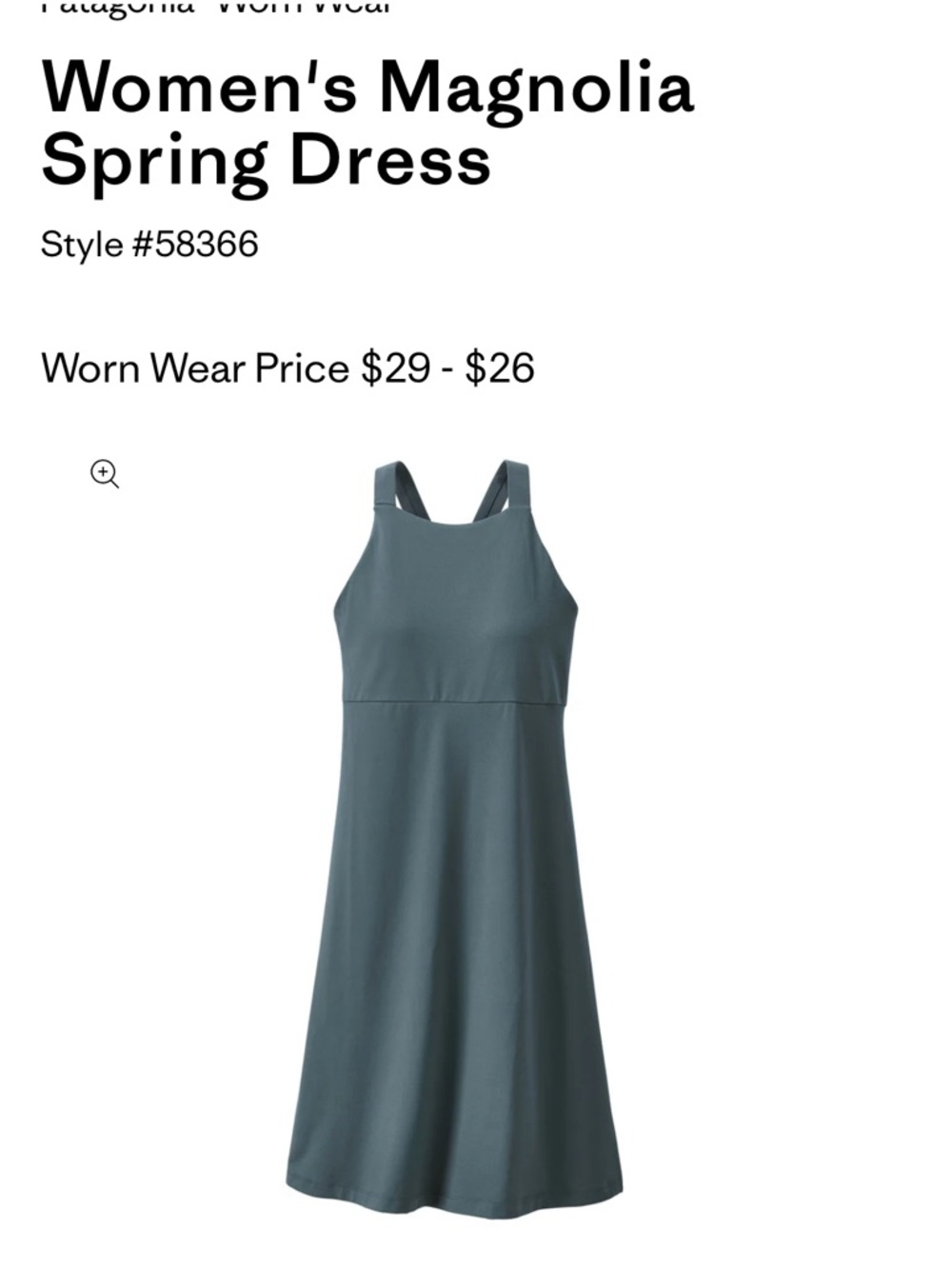 Patagonia Magnolia Spring A-Line Sundress